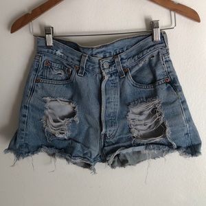 Vintage Levi’s High Waisted Denim Shorts